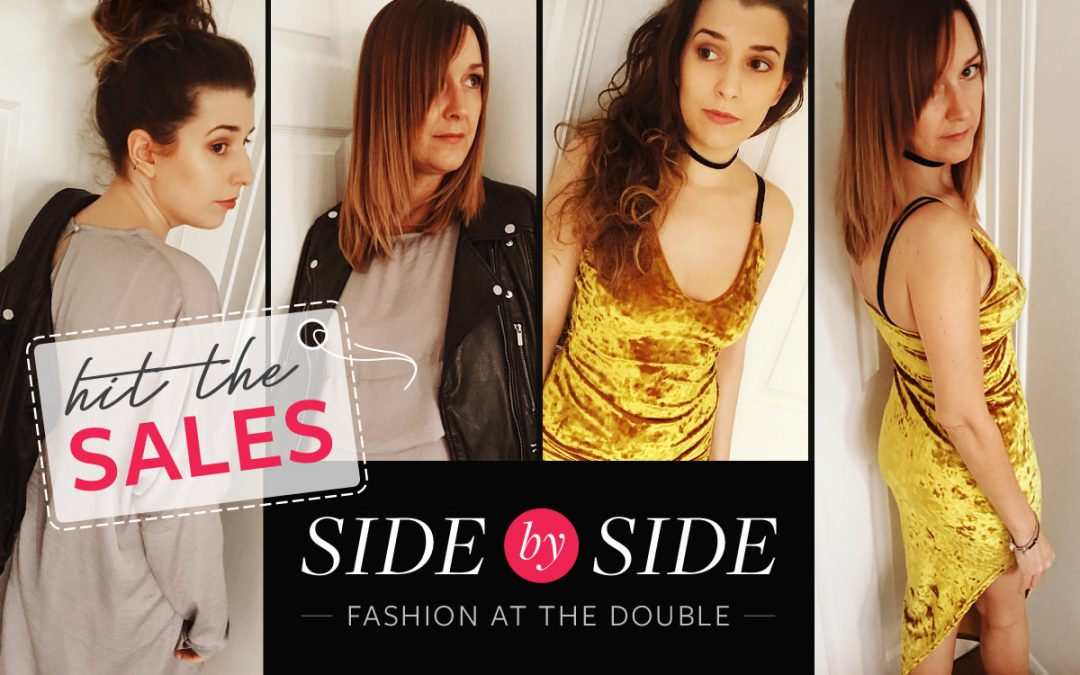 Side by Side - Dawn and Emilie hit the sales