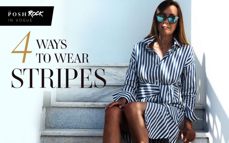 four ways to wear stripes
