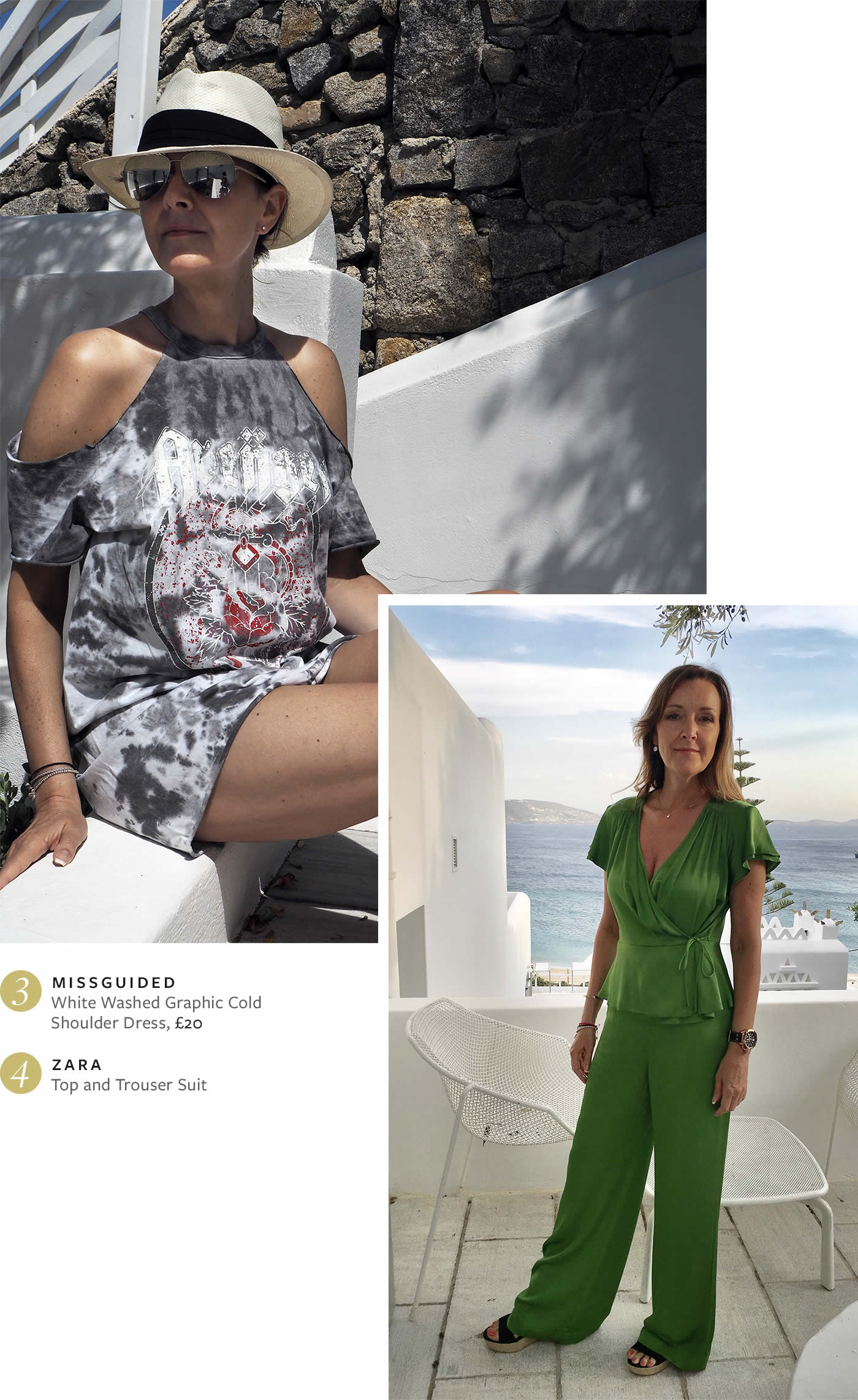 Ten days in Mykonos - Missguided and Zara