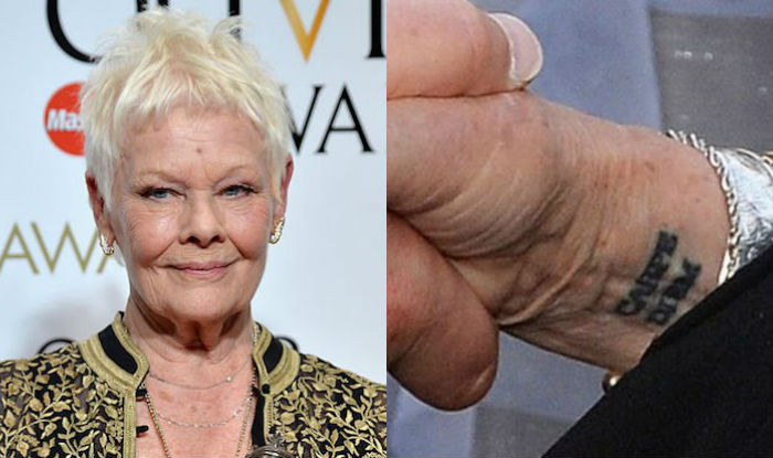 Judi Dench marked her 81st birthday by getting her first tattoo