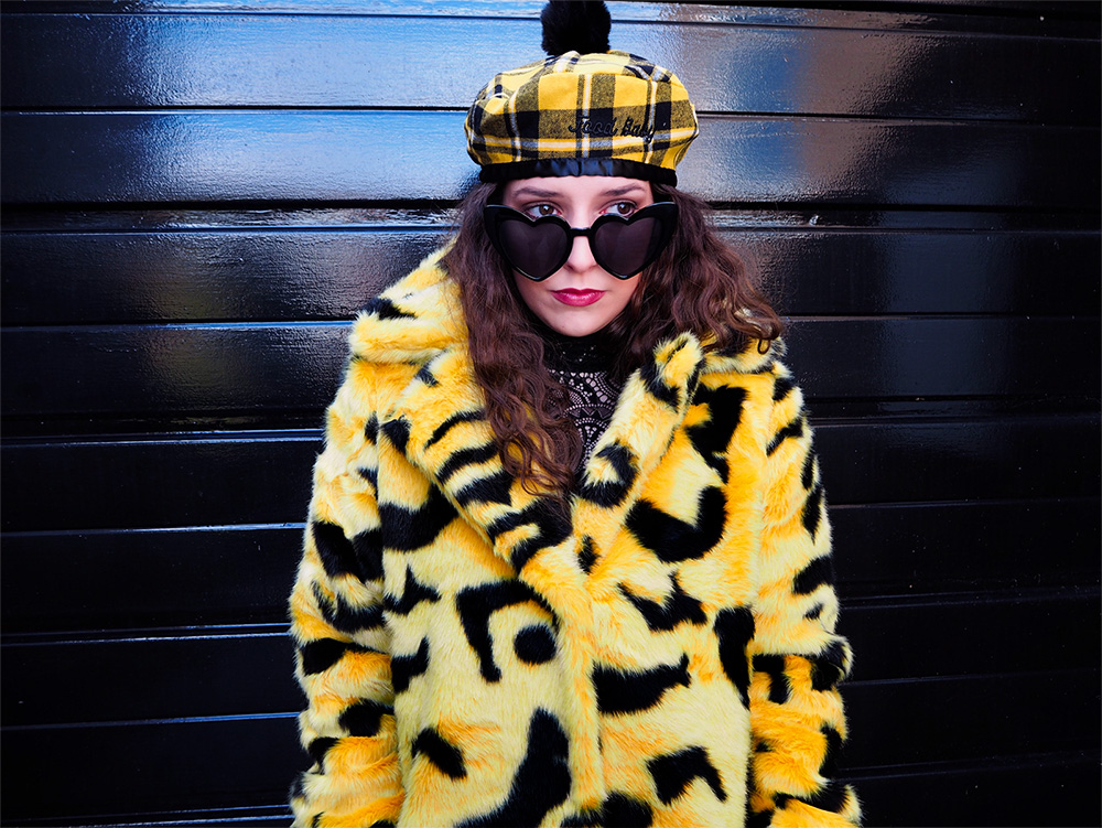 Lazy Oaf Yellow Leopard Parka - Emilie